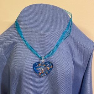 Handmade glass necklace